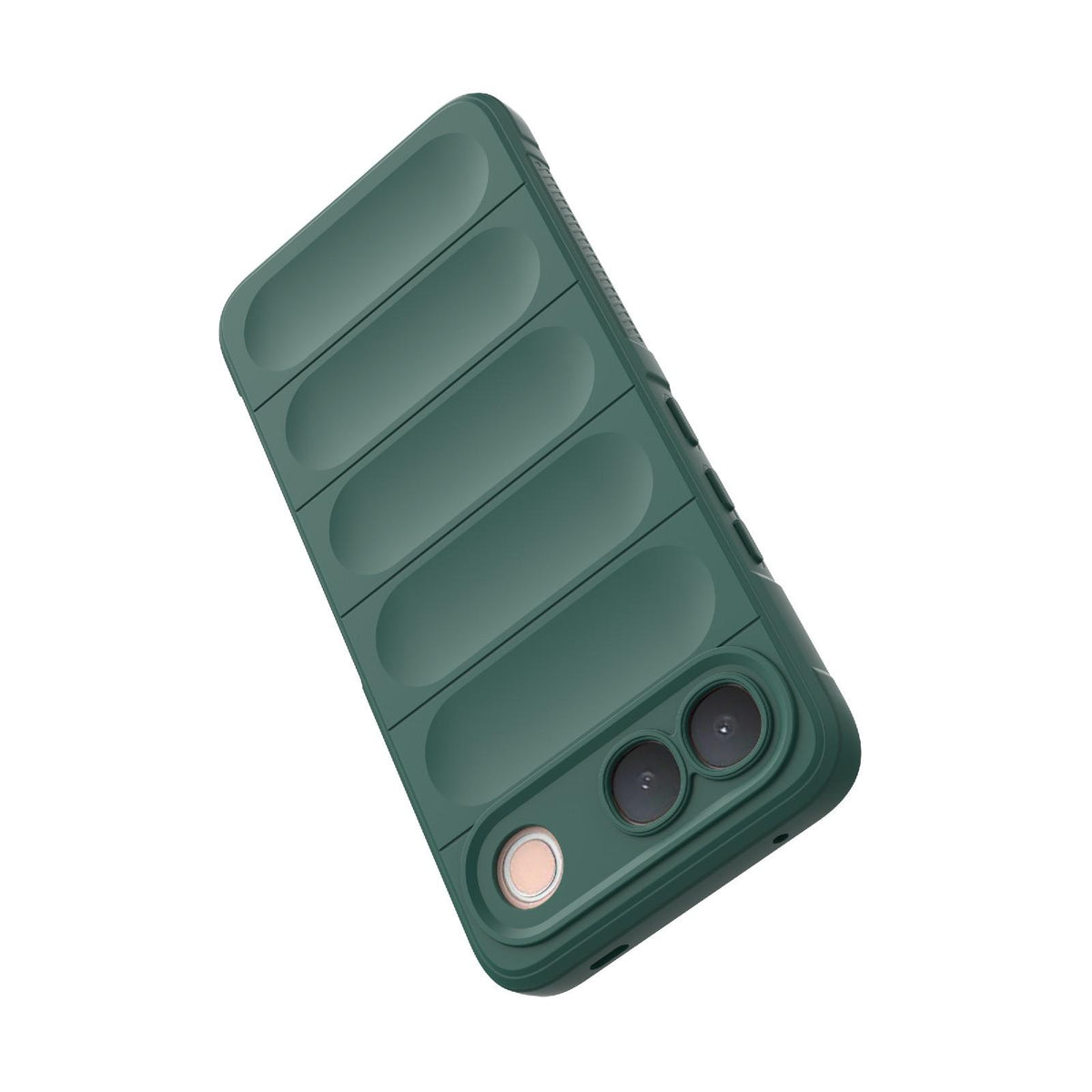 For vivo S2 5G Global Magic Shield TPU + Flannel Phone Case - White - EDA004636956J
