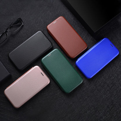 For OPPO Reno16 F 5G / Reno16 FS 5G Carbon Fiber Texture Flip Leather Phone Case - Pink - EDA004672735A