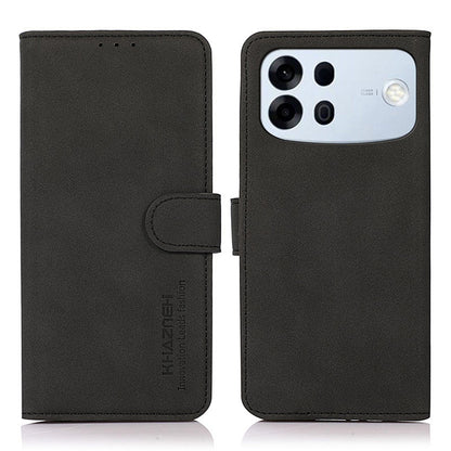For OPPO A7 Pro Max 5G KHAZNEH Matte Texture Leather Phone Case(Black)