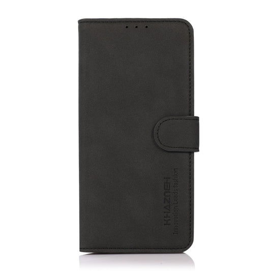 For OPPO A7 Pro Max 5G KHAZNEH Matte Texture Leather Phone Case(Black)