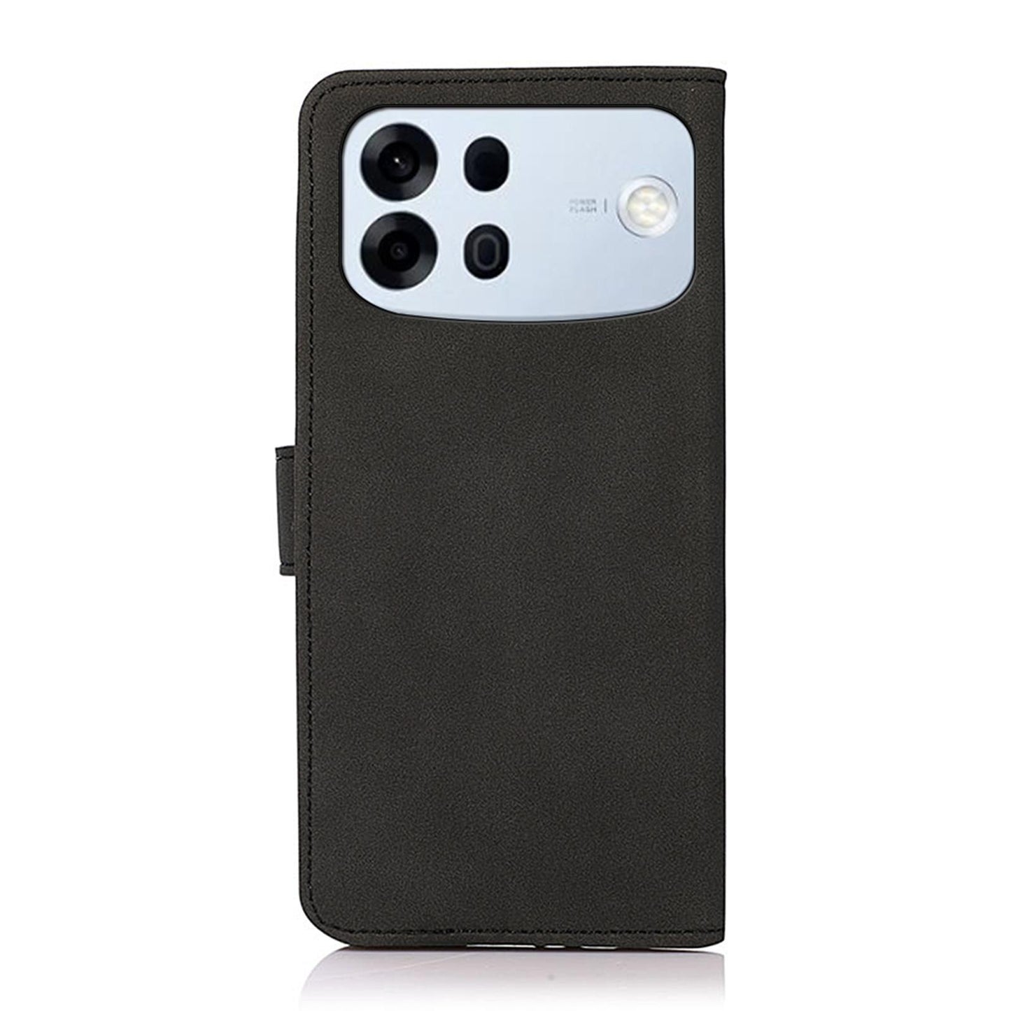 For OPPO A7 Pro Max 5G KHAZNEH Matte Texture Leather Phone Case(Black)