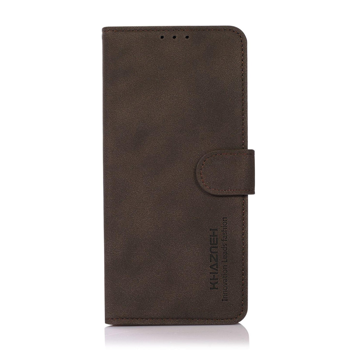 For OPPO A7 Pro Max 5G KHAZNEH Matte Texture Leather Phone Case(Brown)