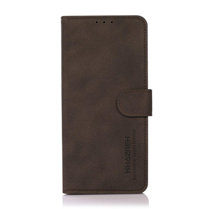 For OPPO A7 Pro Max 5G KHAZNEH Matte Texture Leather Phone Case(Brown)