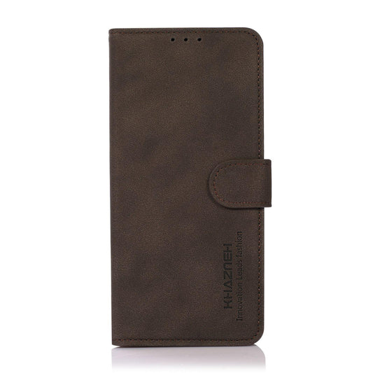 For OPPO A7 Pro Max 5G KHAZNEH Matte Texture Leather Phone Case(Brown)