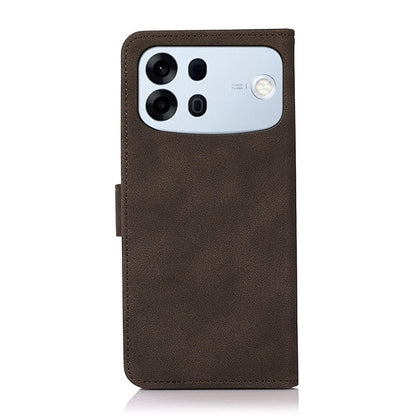 For OPPO A7 Pro Max 5G KHAZNEH Matte Texture Leather Phone Case(Brown)