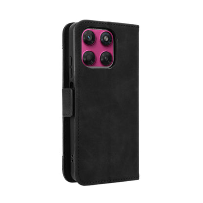 For Motorola Moto G37 / G47 / G37 Power Skin Feel Calf Texture Card Slots Leather Phone Case - Black - EDA004684345B