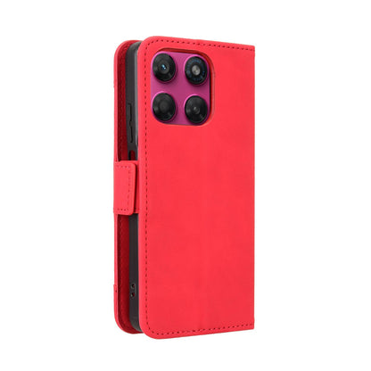 For Motorola Moto G37 / G47 / G37 Power Skin Feel Calf Texture Card Slots Leather Phone Case - Red - EDA004684345C