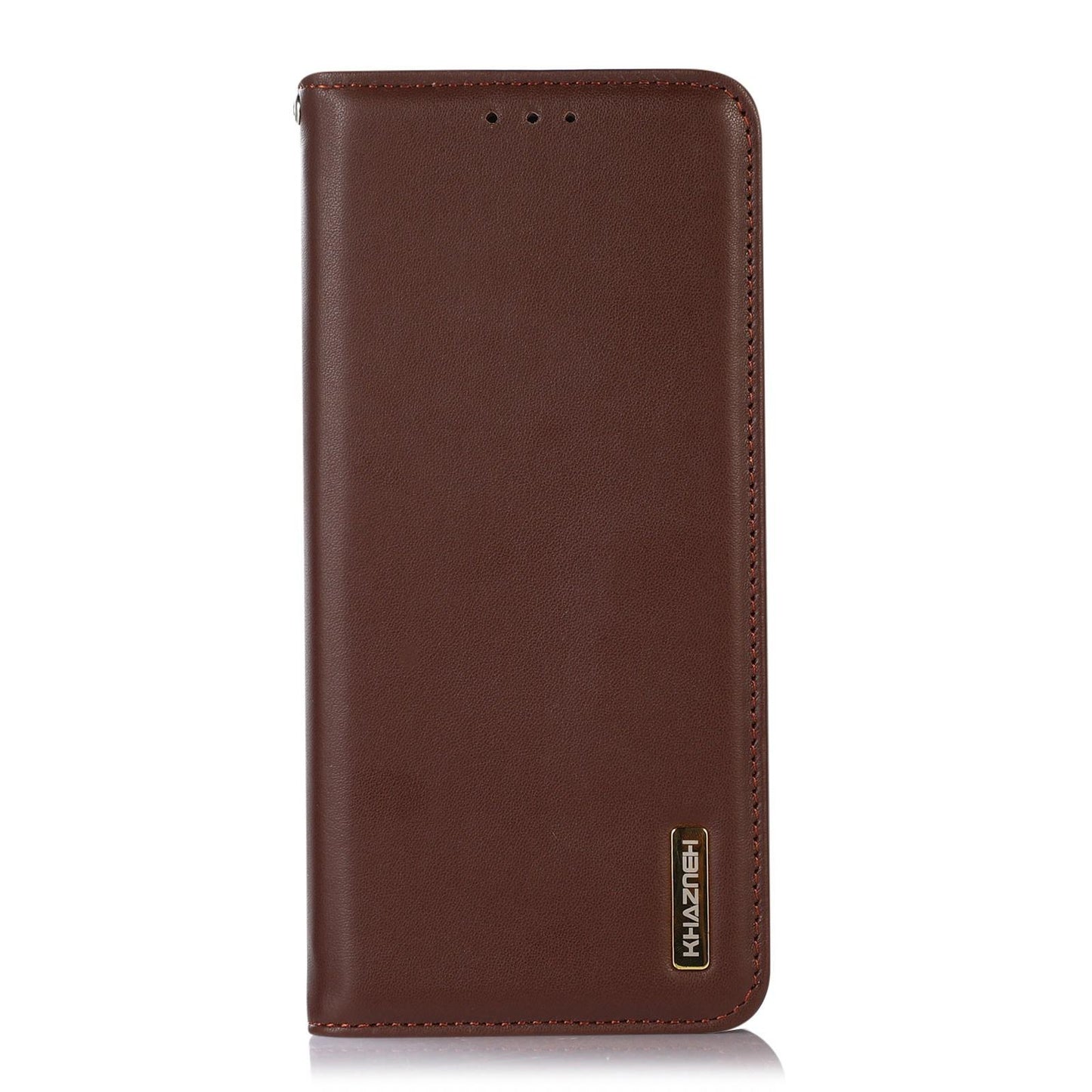 For OPPO A7 Pro Max 5G KHAZNEH Nappa Top Layer Cowhide Leather Phone Case(Brown)