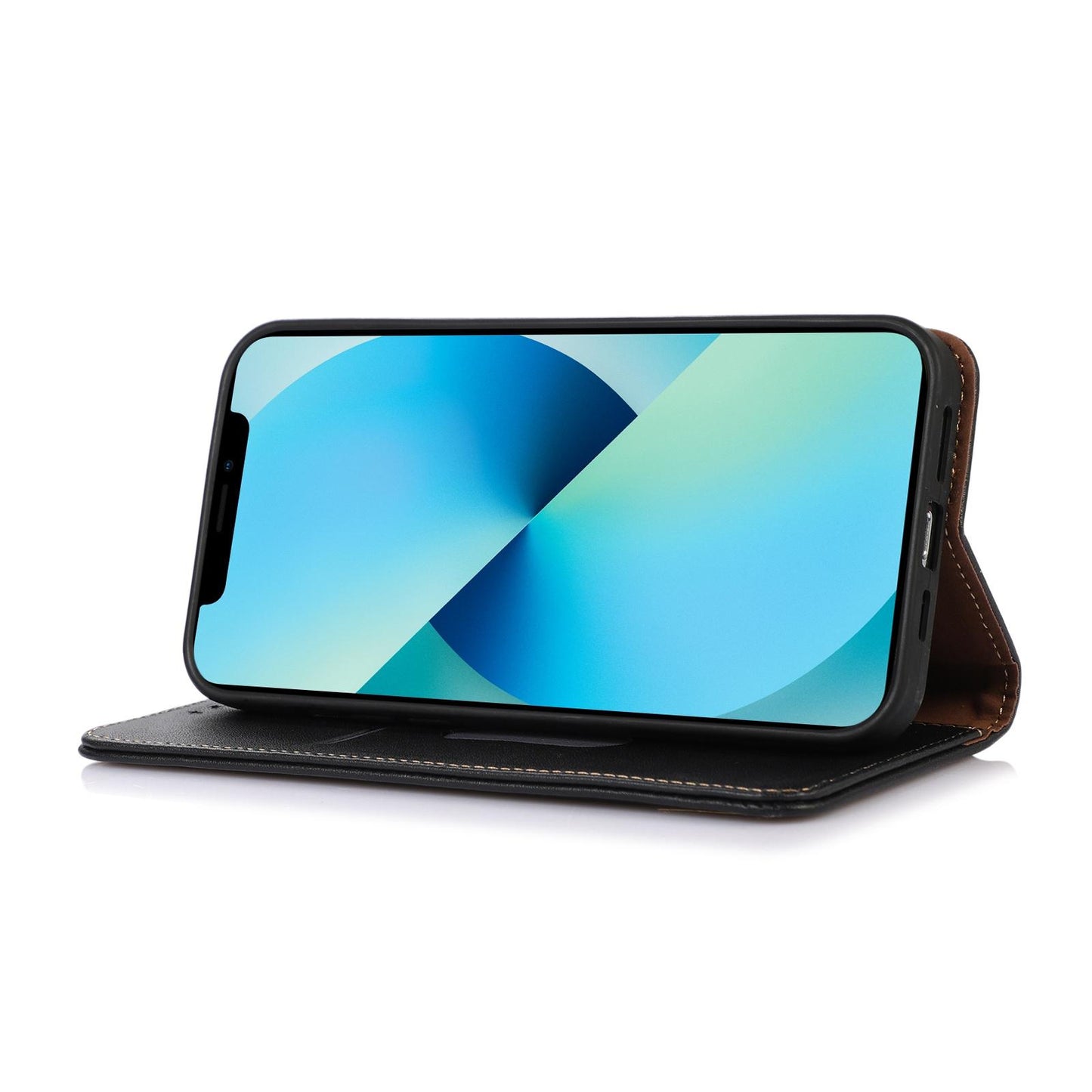 For OPPO A7 Pro Max 5G KHAZNEH Nappa Top Layer Cowhide Leather Phone Case(Black)