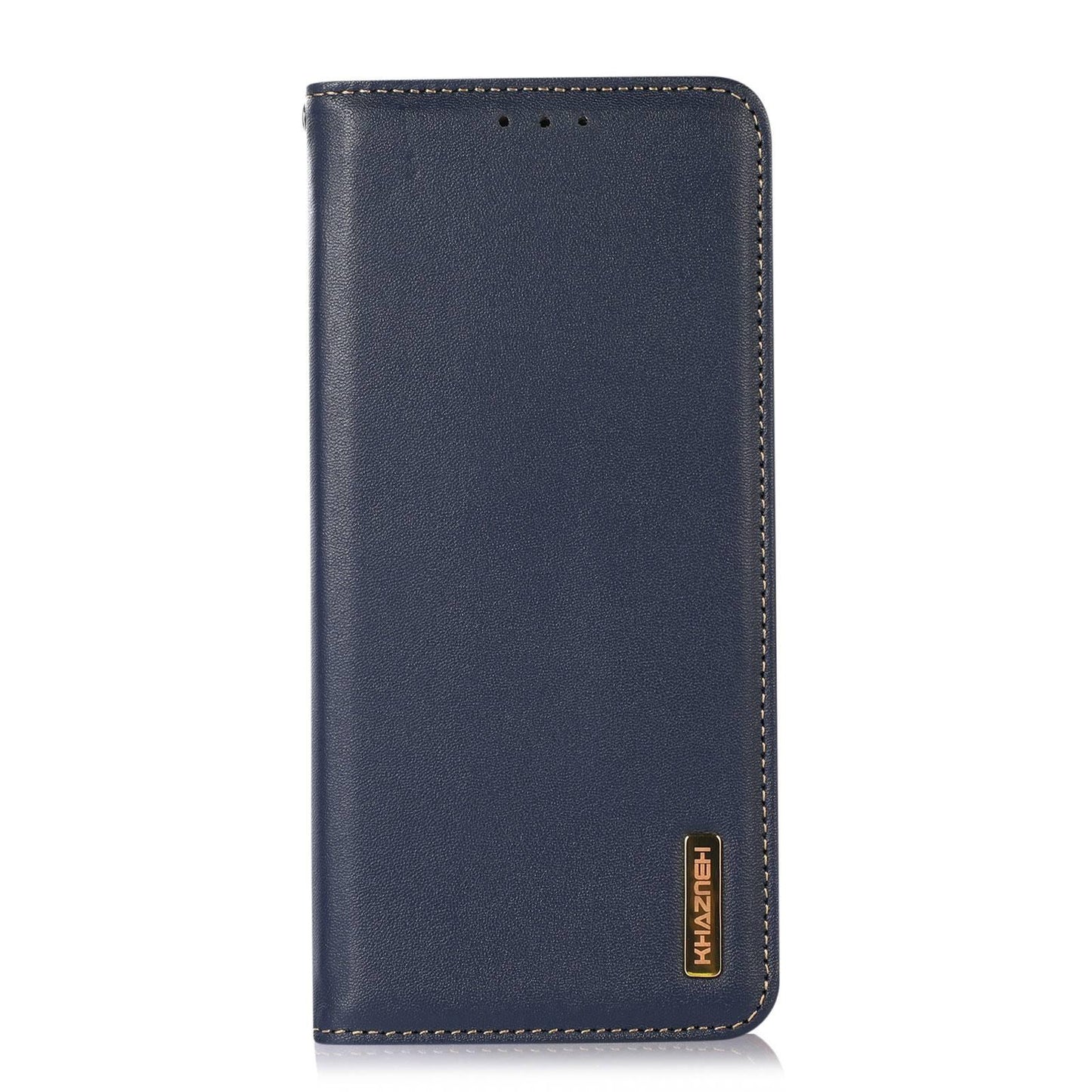 For OPPO A7 Pro Max 5G KHAZNEH Nappa Top Layer Cowhide Leather Phone Case(Blue)