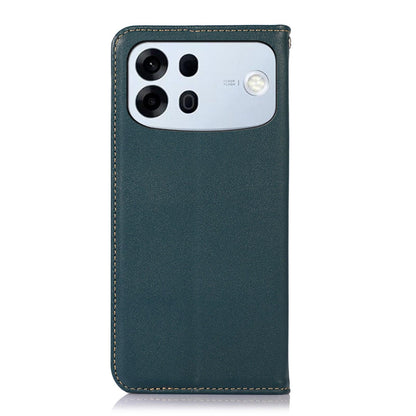 For OPPO A7 Pro Max 5G KHAZNEH Nappa Top Layer Cowhide Leather Phone Case(Green)