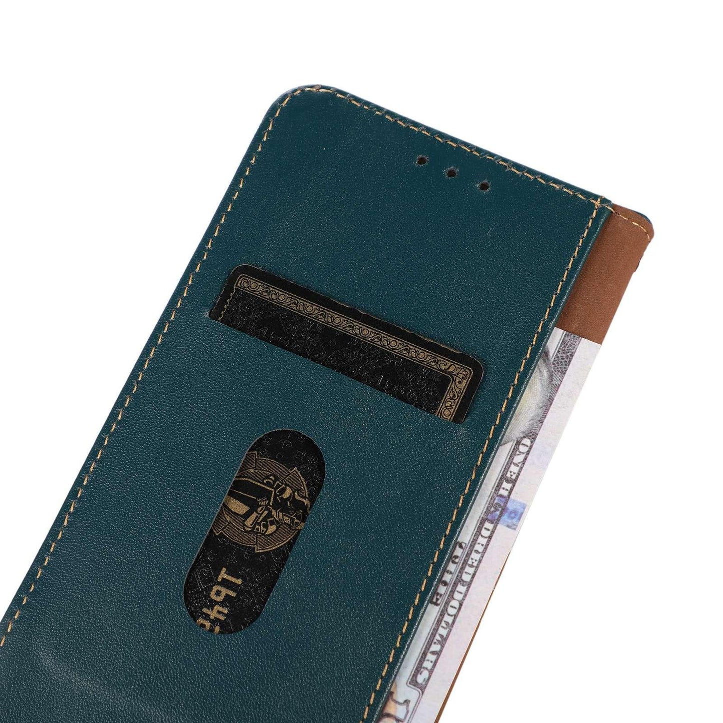 For OPPO A7 Pro Max 5G KHAZNEH Nappa Top Layer Cowhide Leather Phone Case(Green)