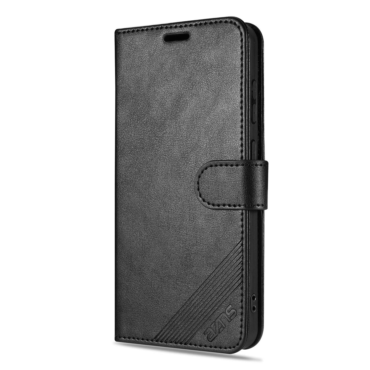 For vivo X300 Ultra AZNS Sheepskin Texture Flip Leather Phone Case - Black - EDA004689228A