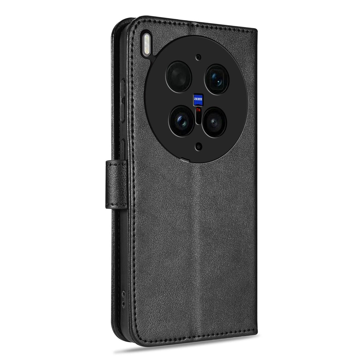 For vivo X300 Ultra AZNS Sheepskin Texture Flip Leather Phone Case - Black - EDA004689228A
