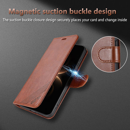 For vivo X300 Ultra AZNS Sheepskin Texture Flip Leather Phone Case - Black - EDA004689228A