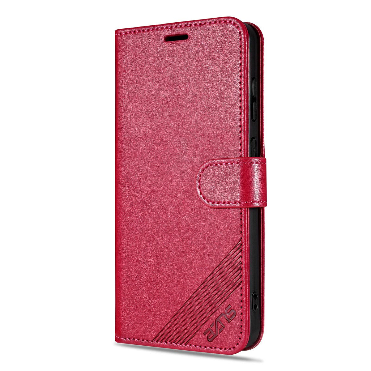 For vivo X300 Ultra AZNS Sheepskin Texture Flip Leather Phone Case - Red - EDA004689228B