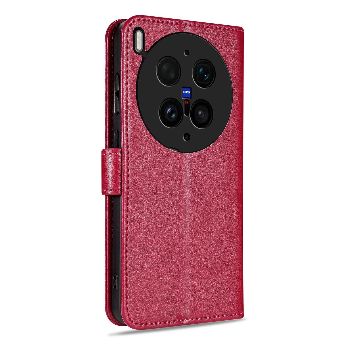 For vivo X300 Ultra AZNS Sheepskin Texture Flip Leather Phone Case - Red - EDA004689228B