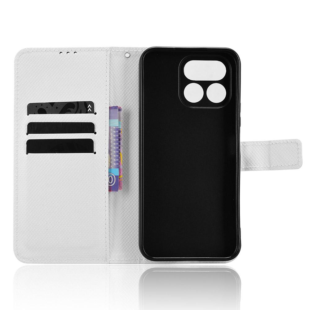 For Realme 16T 5G Diamond Texture Leather Phone Case - White - EDA004691449A