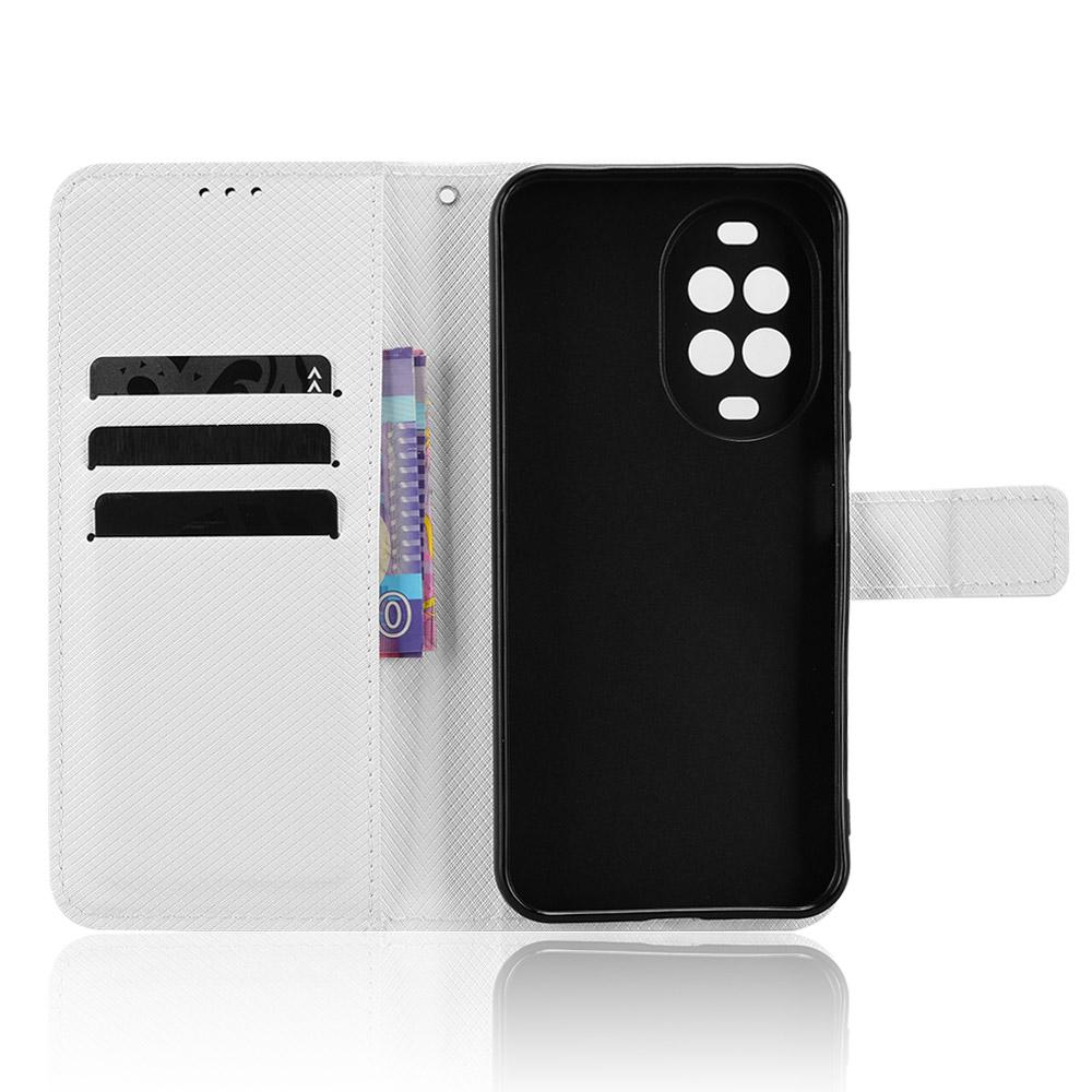 For Huawei nova 16z 5G Diamond Texture Leather Phone Case - White - EDA004692225A