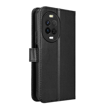 For Huawei nova 16z 5G Diamond Texture Leather Phone Case - Black - EDA004692225B