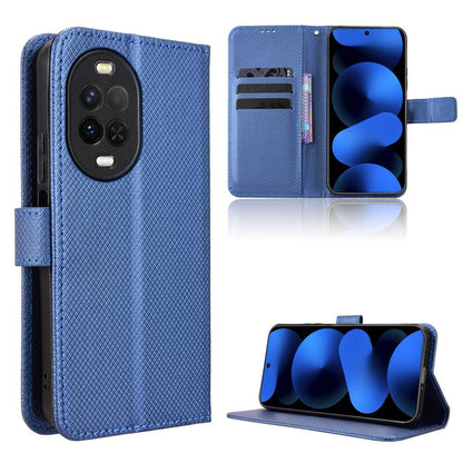 For Huawei nova 16z 5G Diamond Texture Leather Phone Case - Blue - EDA004692225C