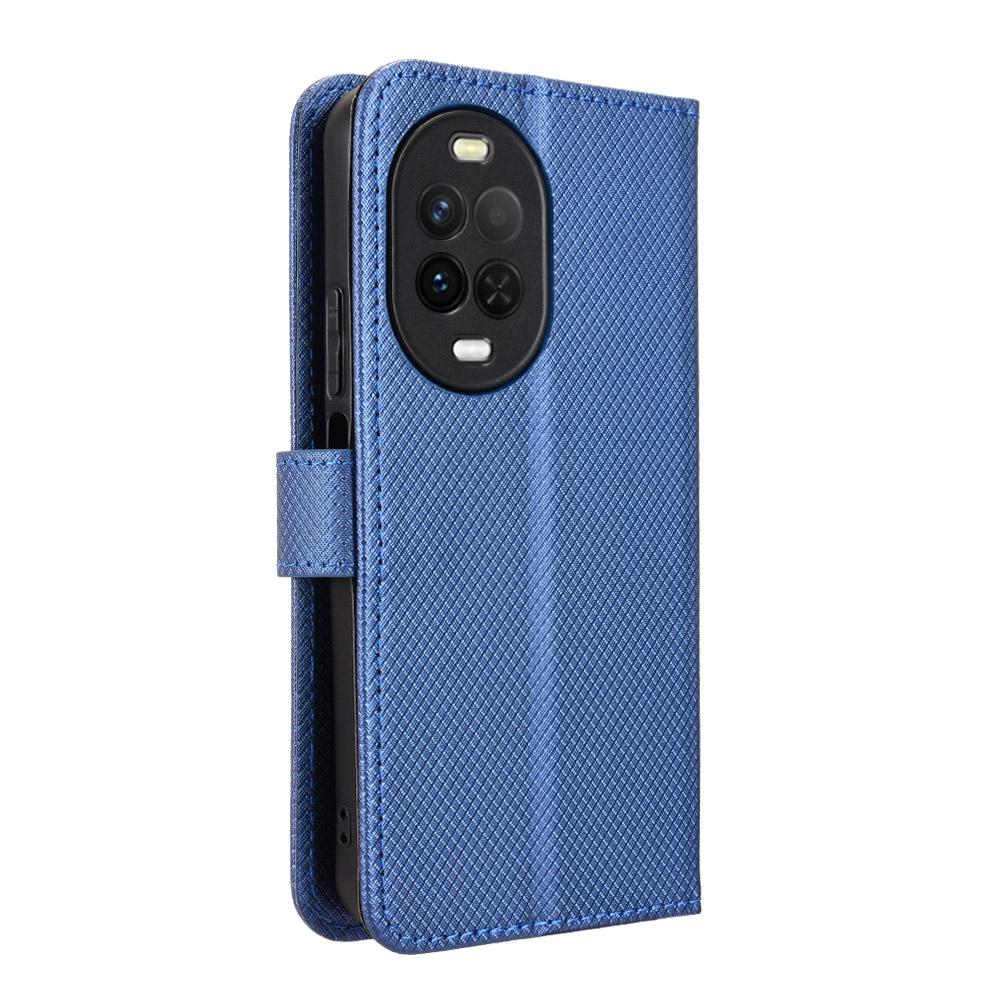 For Huawei nova 16z 5G Diamond Texture Leather Phone Case - Blue - EDA004692225C