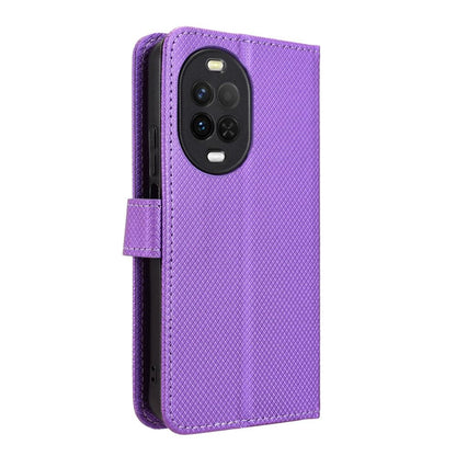 For Huawei nova 16z 5G Diamond Texture Leather Phone Case - Purple - EDA004692225E