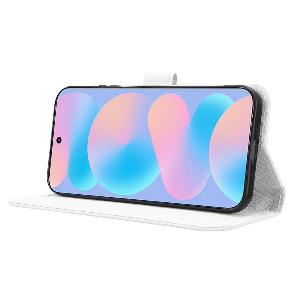 For Huawei nova 16 5G Diamond Texture Leather Phone Case - White - EDA004692227A
