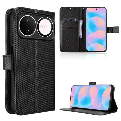 For Huawei nova 16 5G Diamond Texture Leather Phone Case - Black - EDA004692227B