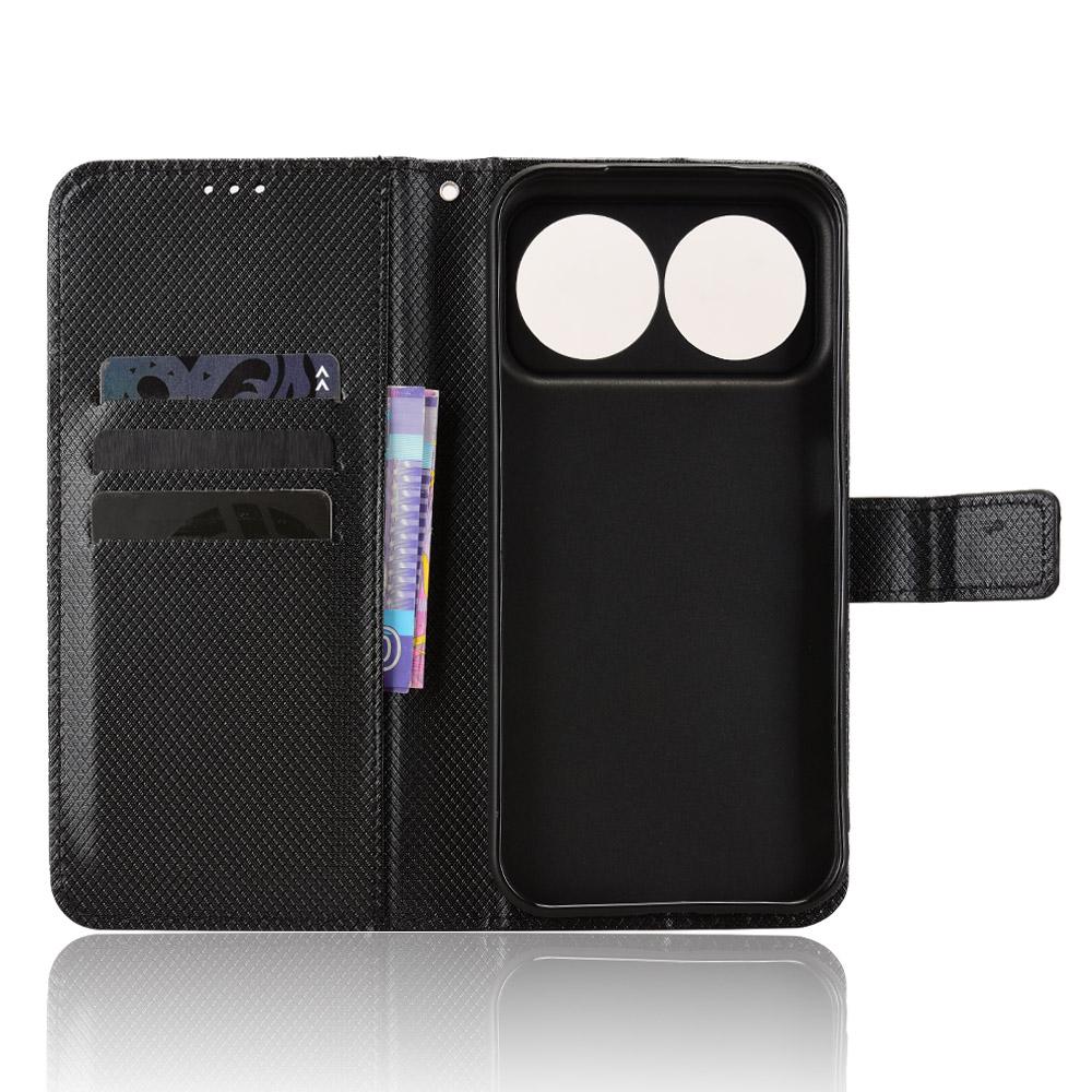 For Huawei nova 16 5G Diamond Texture Leather Phone Case - Black - EDA004692227B