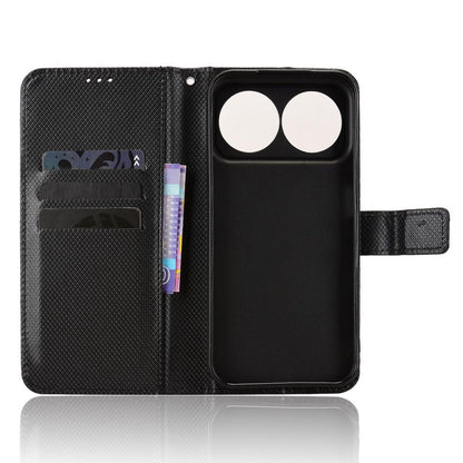 For Huawei nova 16 5G Diamond Texture Leather Phone Case - Black - EDA004692227B