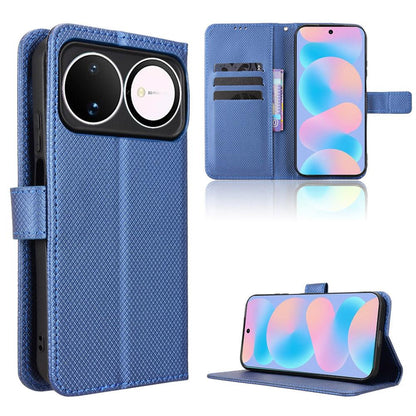 For Huawei nova 16 5G Diamond Texture Leather Phone Case - Blue - EDA004692227C