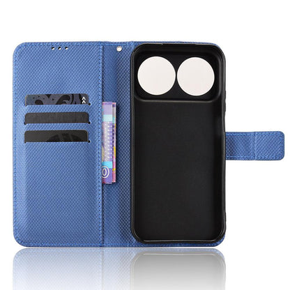For Huawei nova 16 5G Diamond Texture Leather Phone Case - Blue - EDA004692227C
