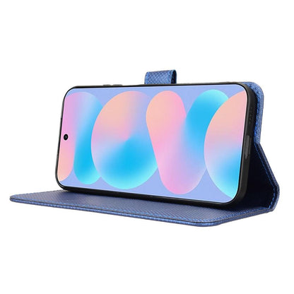 For Huawei nova 16 5G Diamond Texture Leather Phone Case - Blue - EDA004692227C