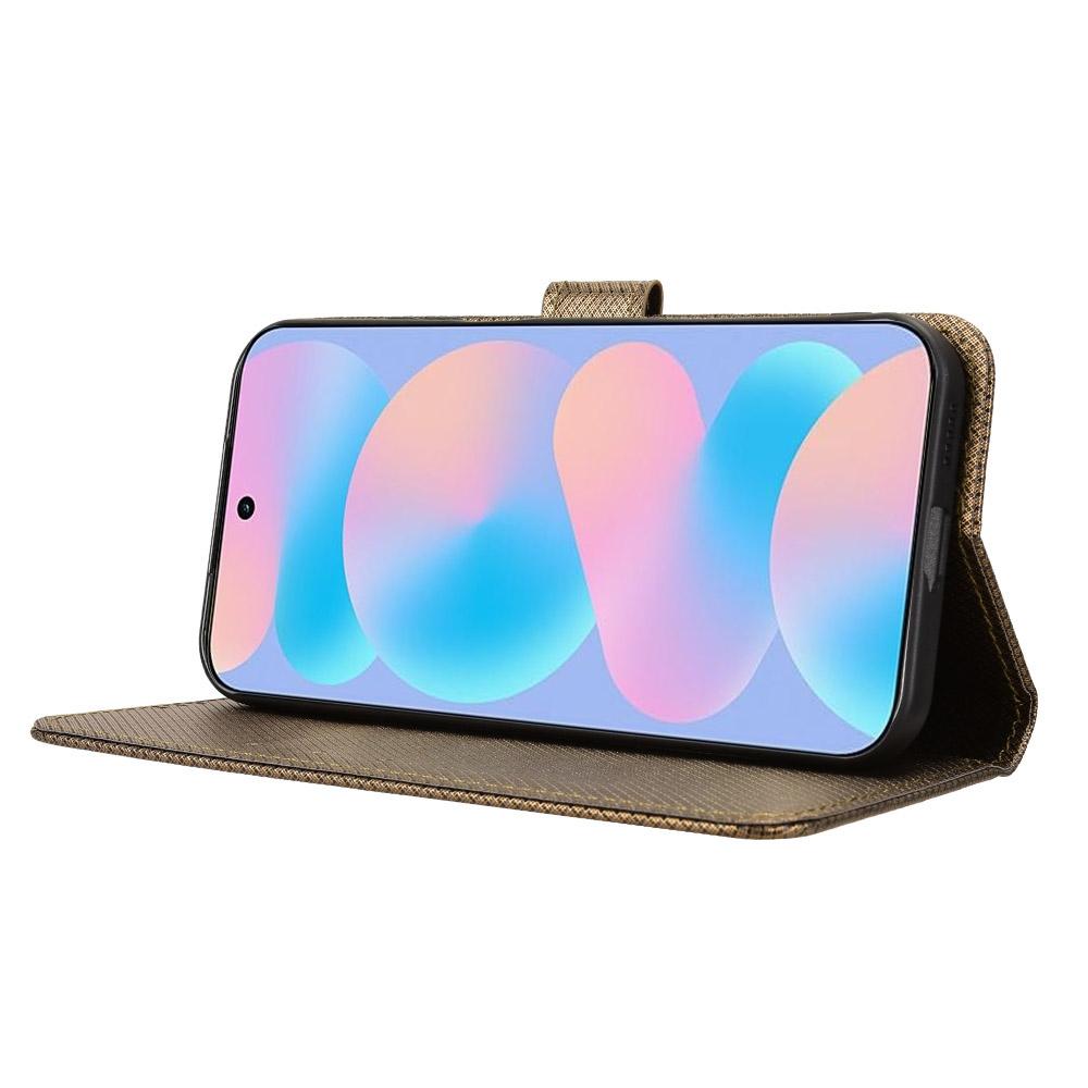 For Huawei nova 16 5G Diamond Texture Leather Phone Case - Brown - EDA004692227D