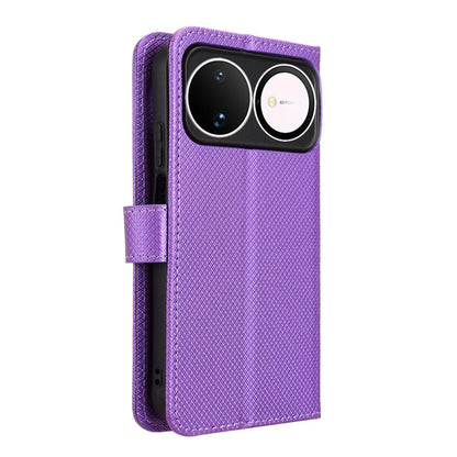 For Huawei nova 16 5G Diamond Texture Leather Phone Case - Purple - EDA004692227E