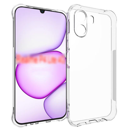 For Realme P4 Lite 4G Shockproof Non-slip Thickening TPU Phone Case(Transparent)