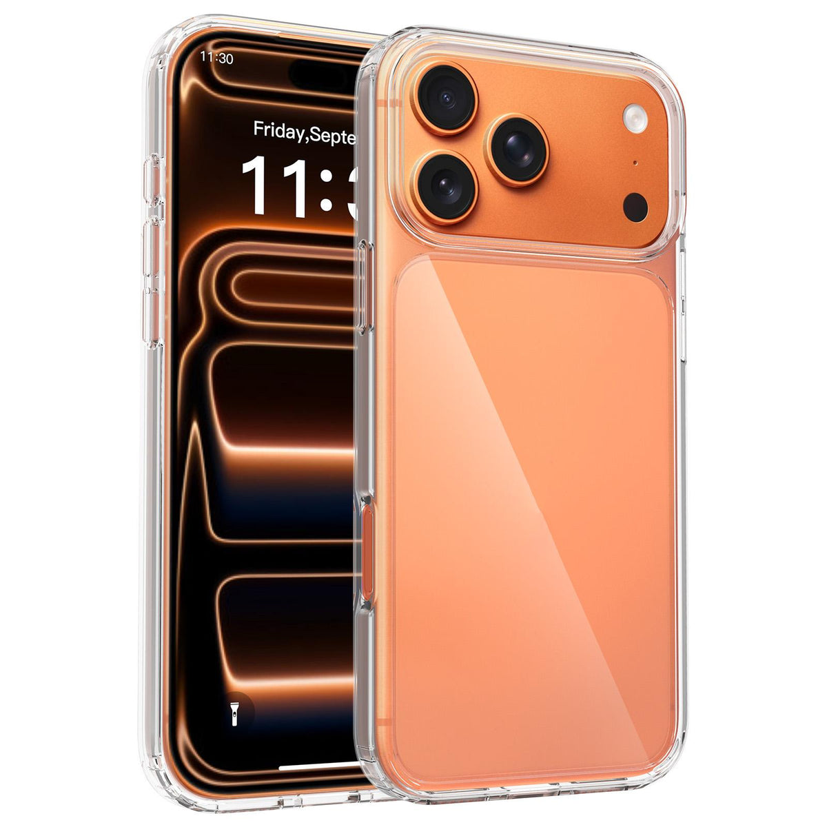 For iPhone 18 Pro Max Scratchproof Acrylic 1.5mm Phone Case - Transparent - EDA004772213A