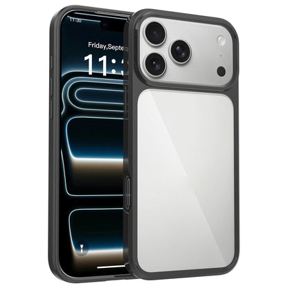 For iPhone 18 Pro Max Scratchproof Acrylic 1.5mm Phone Case - Black - EDA004772213B