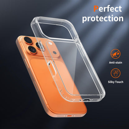For iPhone 18 Pro Scratchproof Acrylic 1.5mm Phone Case - Black - EDA004772214B