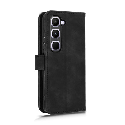For Infinix Hot 70 Pro 5G Skin Feel Magnetic Flip Leather Phone Case - Black - EDA004773431A
