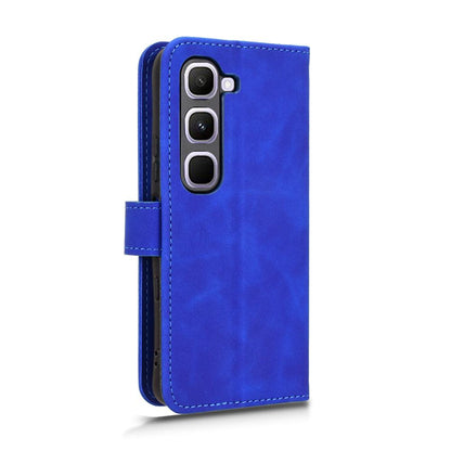 For Infinix Hot 70 Pro 5G Skin Feel Magnetic Flip Leather Phone Case - Blue - EDA004773431B