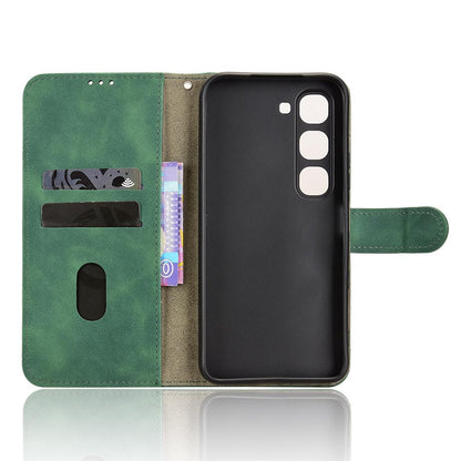 For Infinix Hot 70 Pro 5G Skin Feel Magnetic Flip Leather Phone Case - Green - EDA004773431C