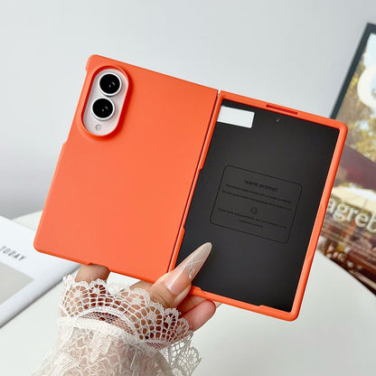 For Galaxy Z Fold8 5G Integrated PC Skin Feel Shockproof Phone Case - Flaming Orange - EDA004796904A