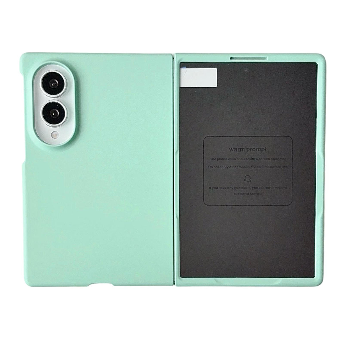 For Galaxy Z Fold8 5G Integrated PC Skin Feel Shockproof Phone Case - Mint Green - EDA004796904C