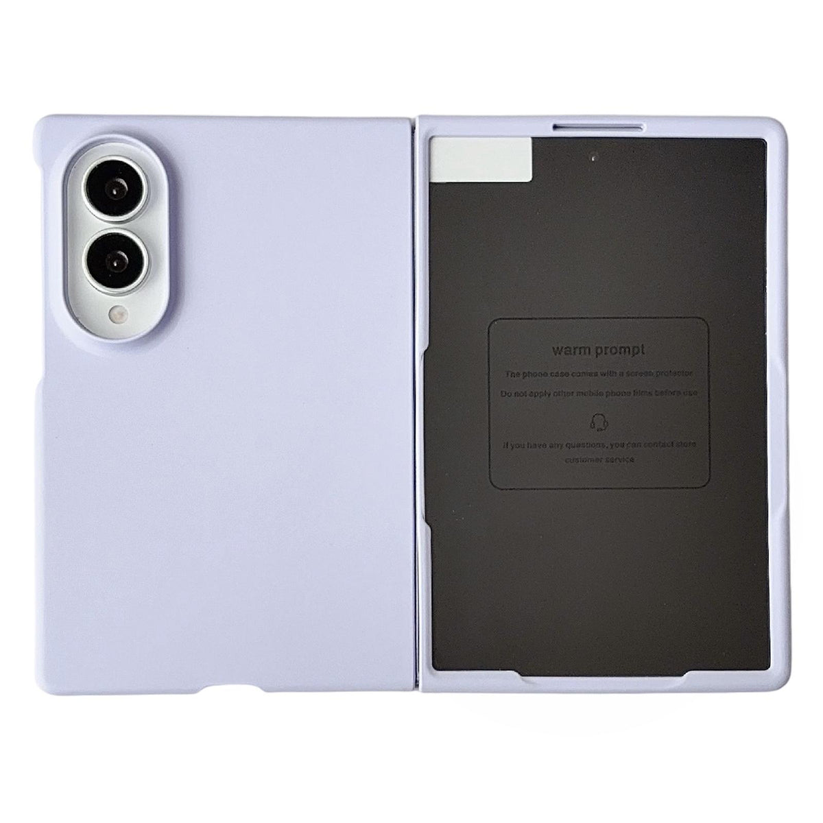 For Galaxy Z Fold8 5G Integrated PC Skin Feel Shockproof Phone Case - Purple - EDA004796904F
