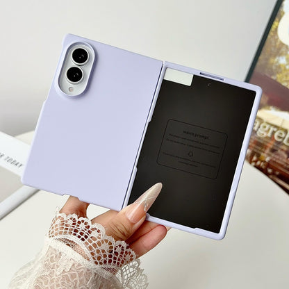 For Galaxy Z Fold8 5G Integrated PC Skin Feel Shockproof Phone Case - Purple - EDA004796904F