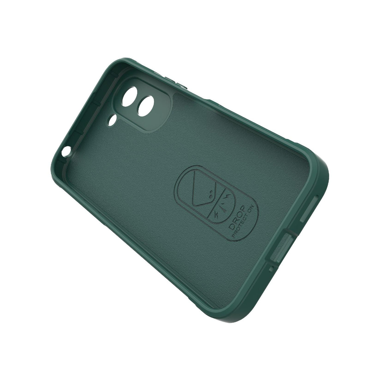 For OnePlus N6x 5G Global Magic Shield TPU + Flannel Phone Case - Black - EDA004811316A