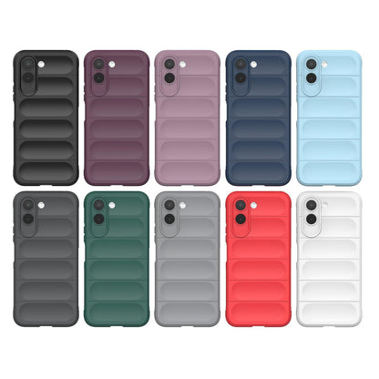 For OnePlus N6x 5G Global Magic Shield TPU + Flannel Phone Case - Dark Grey - EDA004811316E