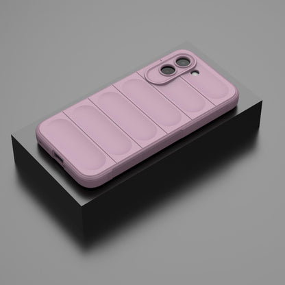 For OnePlus N6x 5G Global Magic Shield TPU + Flannel Phone Case - Purple - EDA004811316H